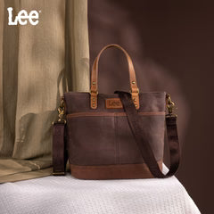 LEE Denim Waxed Canvas Tote