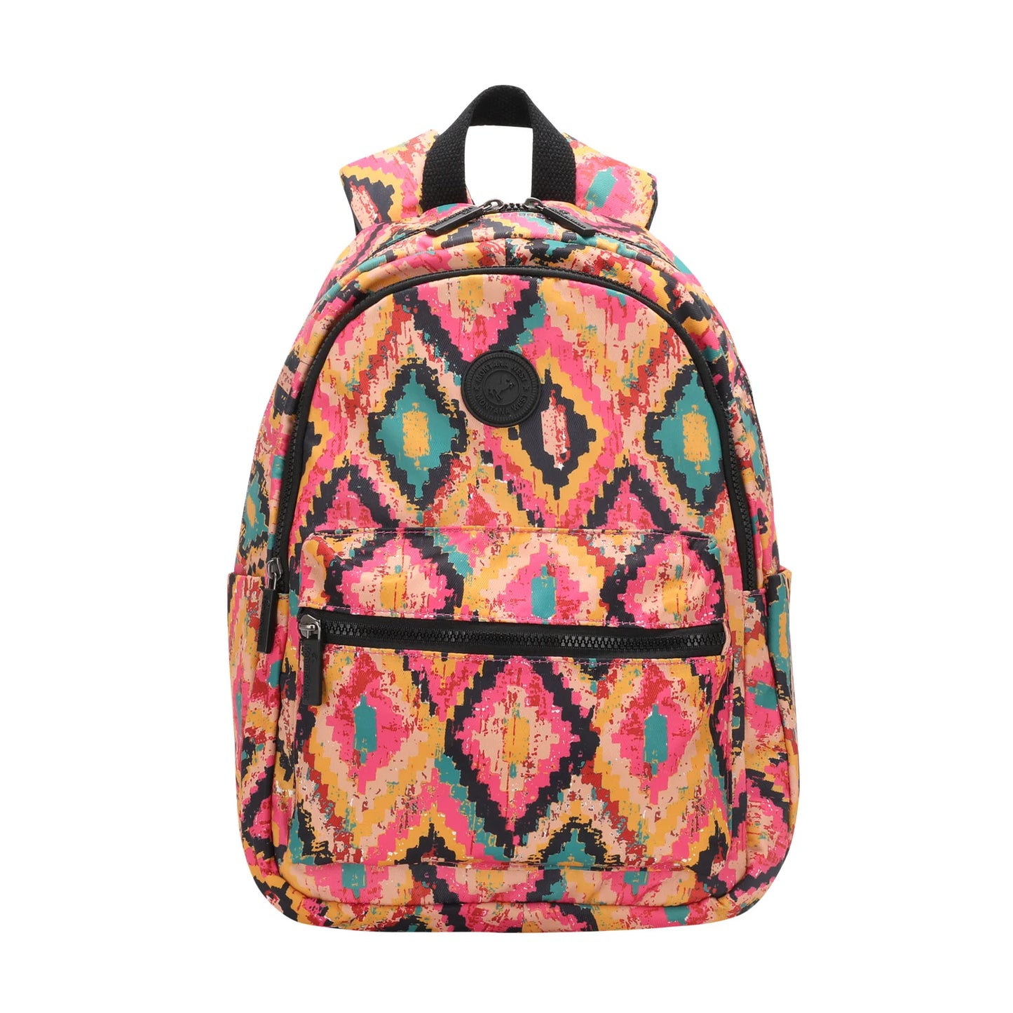 Multi Color  Print Backpack
