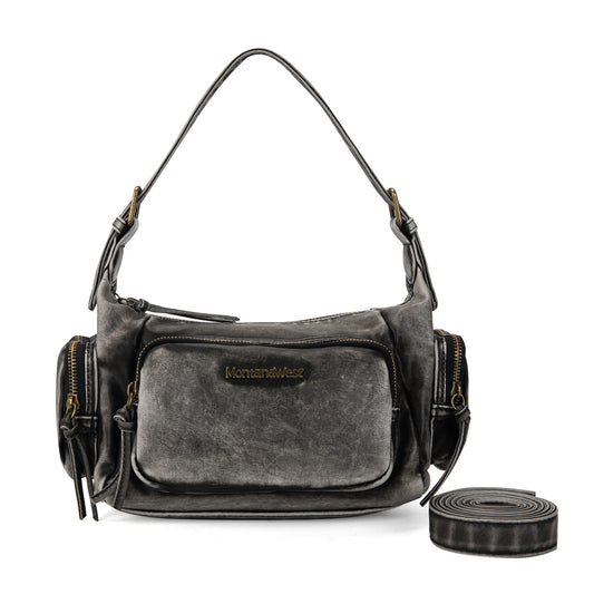 Stone Wash Hobo/Crossbody