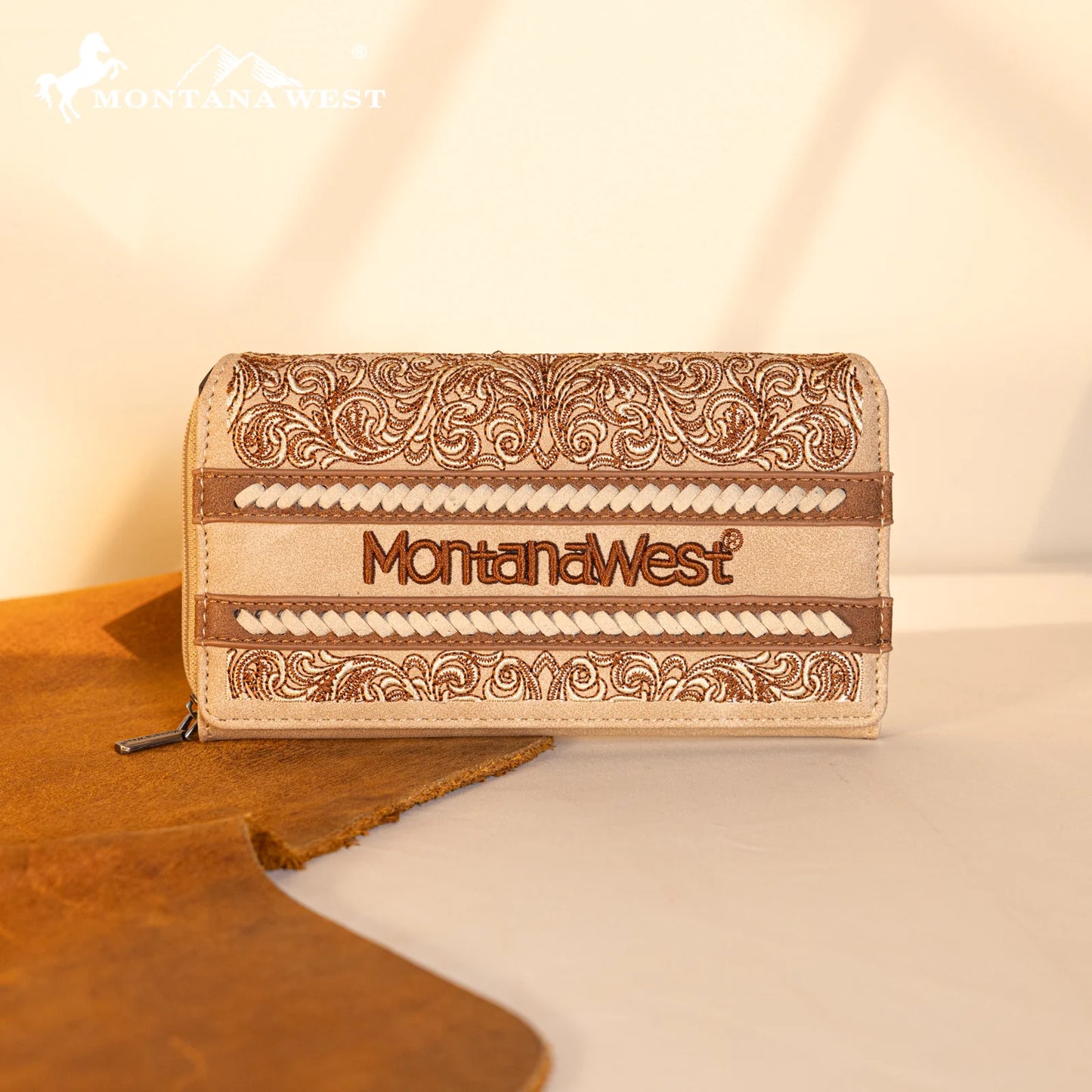 Montana West Embroidered Collection Wallet