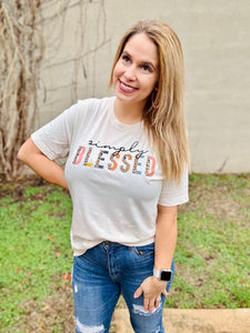 Simply Blessed tee