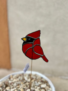 Stained glass garden stakes
