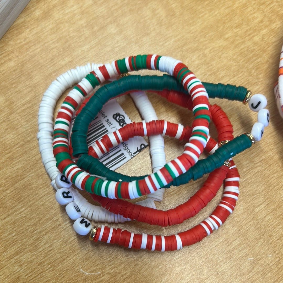 Christmas bracelet set