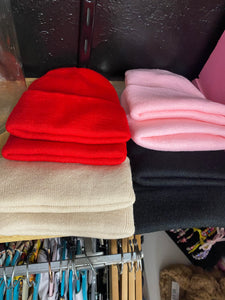Kids solid color beanies