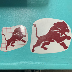 Leaping Lion decals