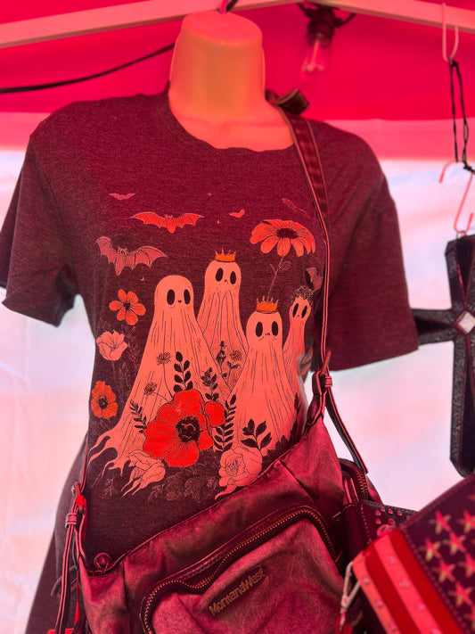 Lace ghost tee