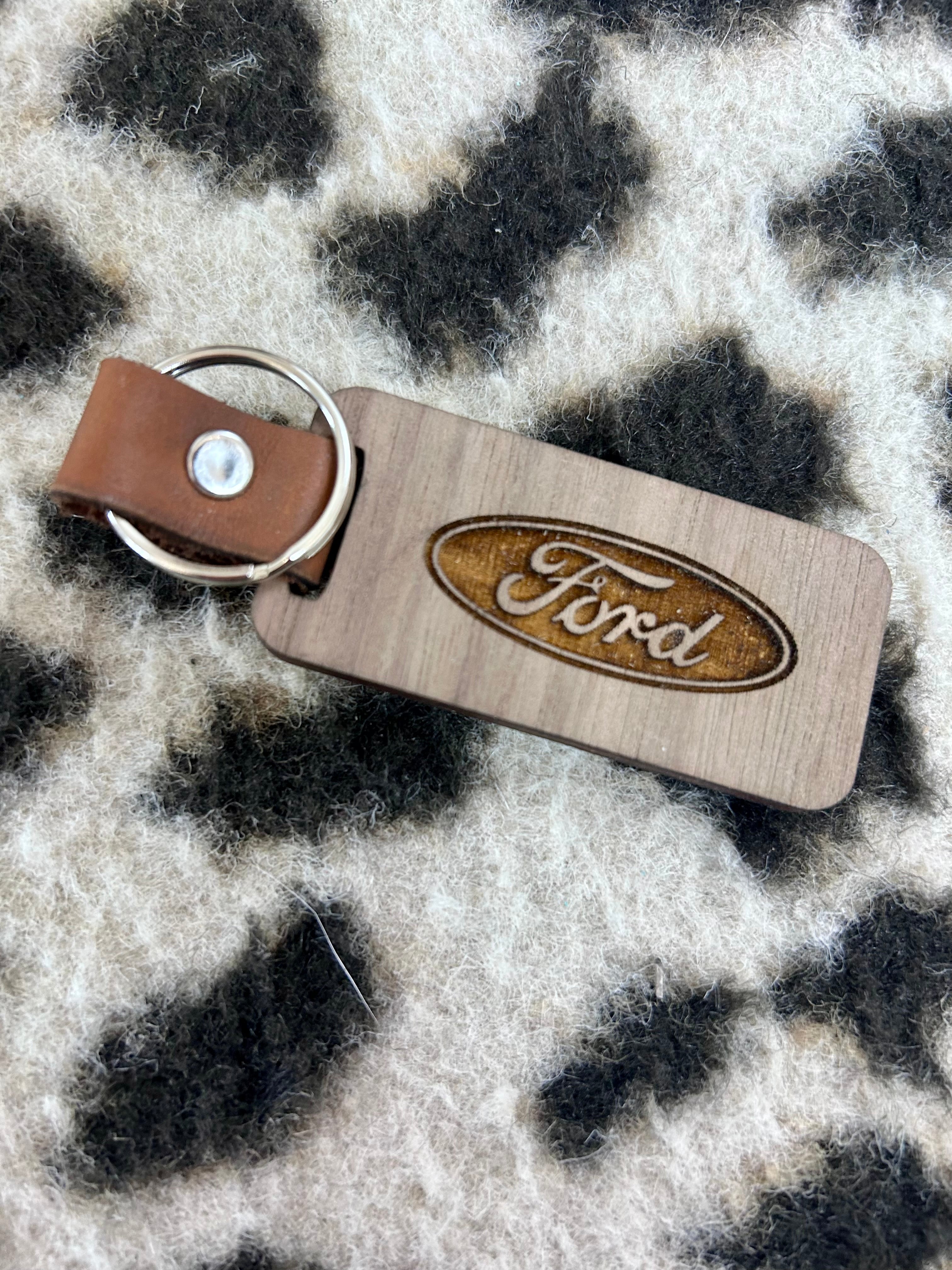 Wooden keychains