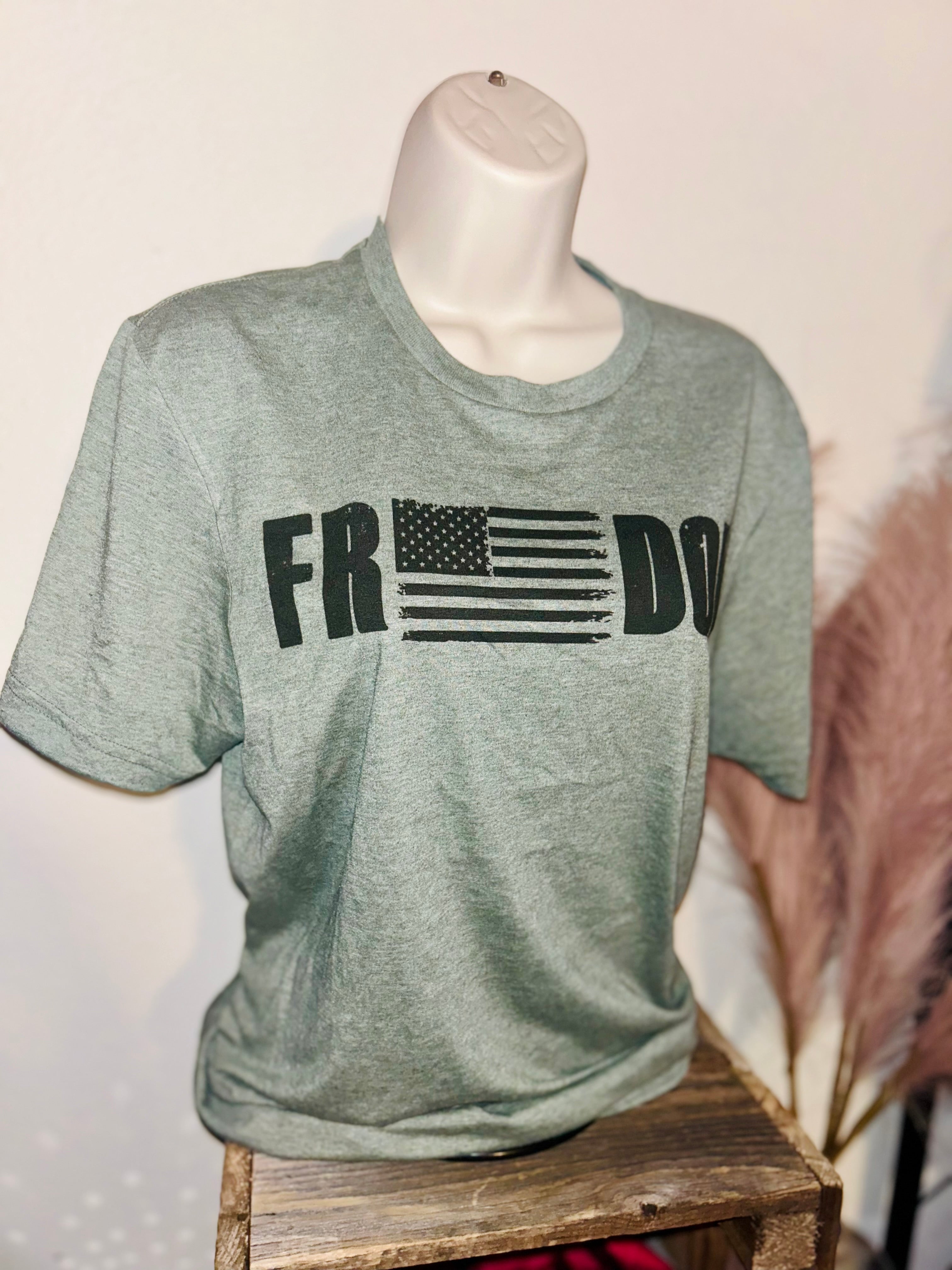 Freedom flag tee