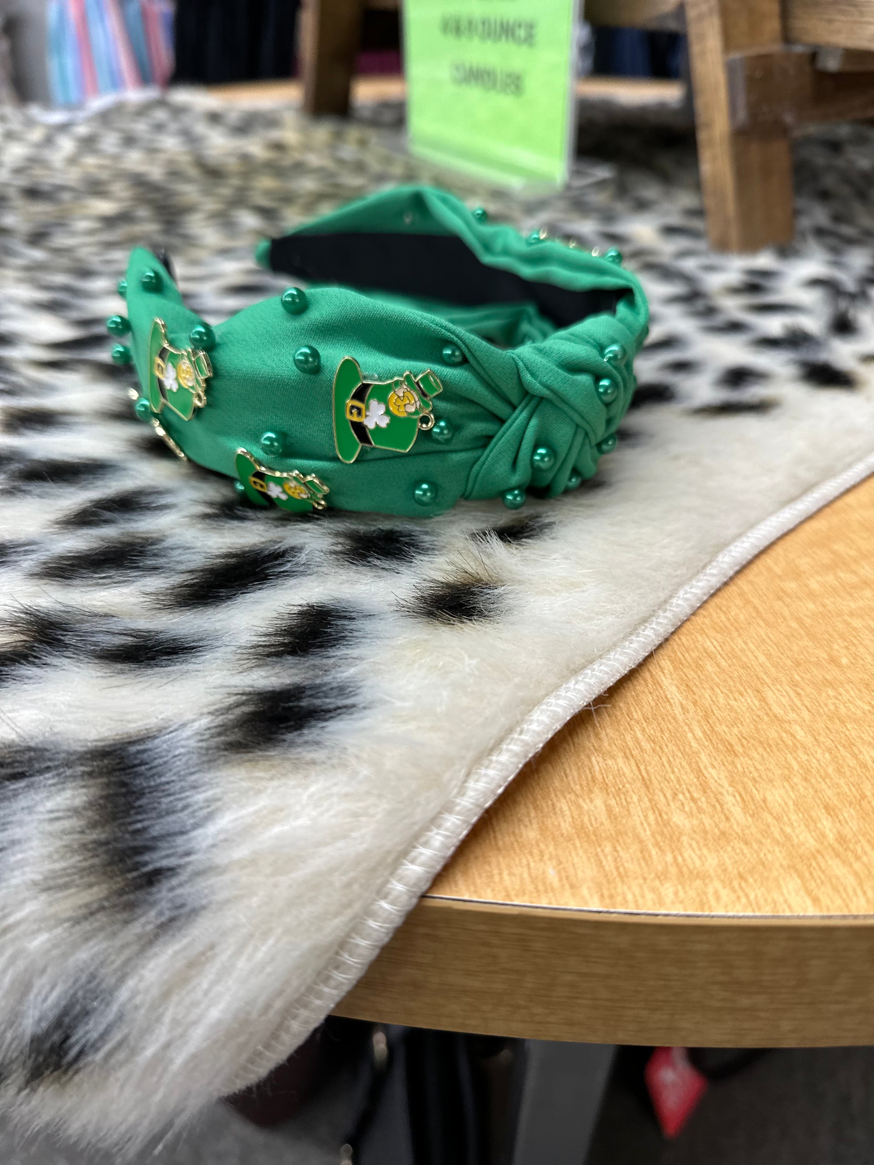 St Patrick’s Day Headband with charms