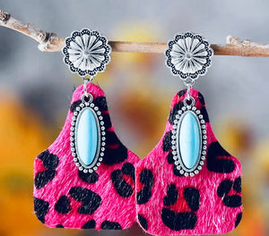 Leapard earrings