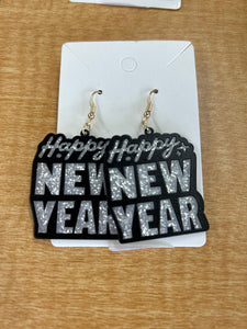New years earrings