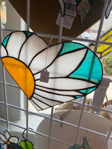 Stained glass window hangers