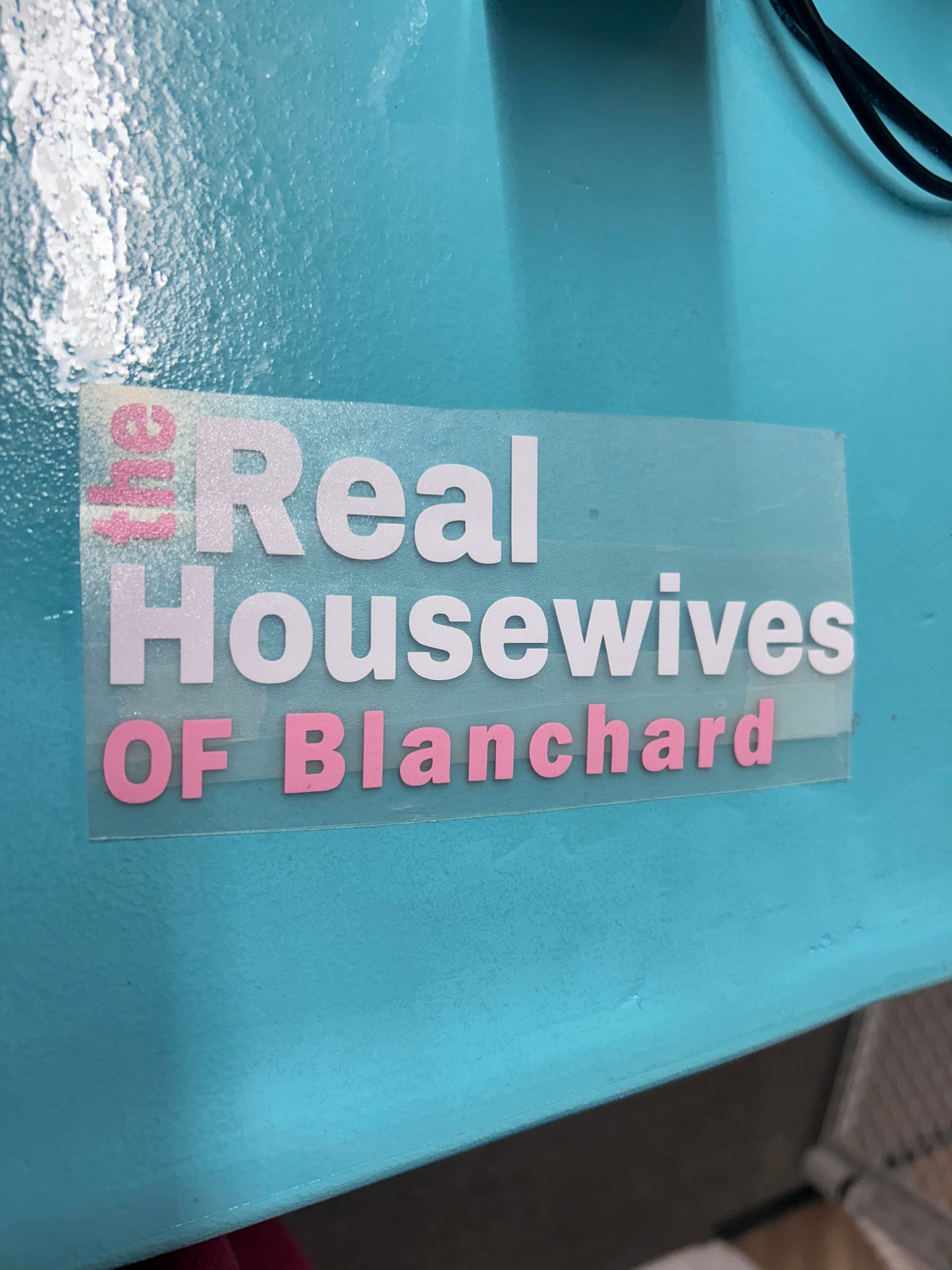 The real housewives car decal