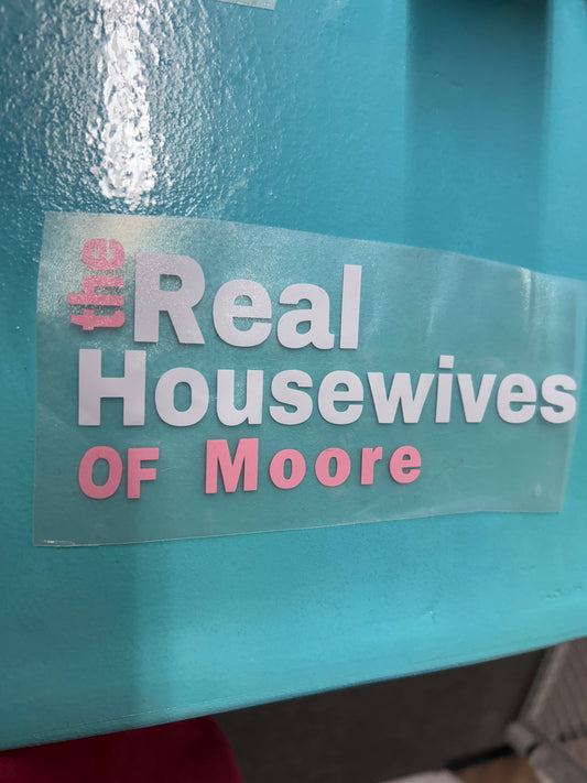 The real housewives car decal