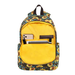 Sunflower Print Backpack