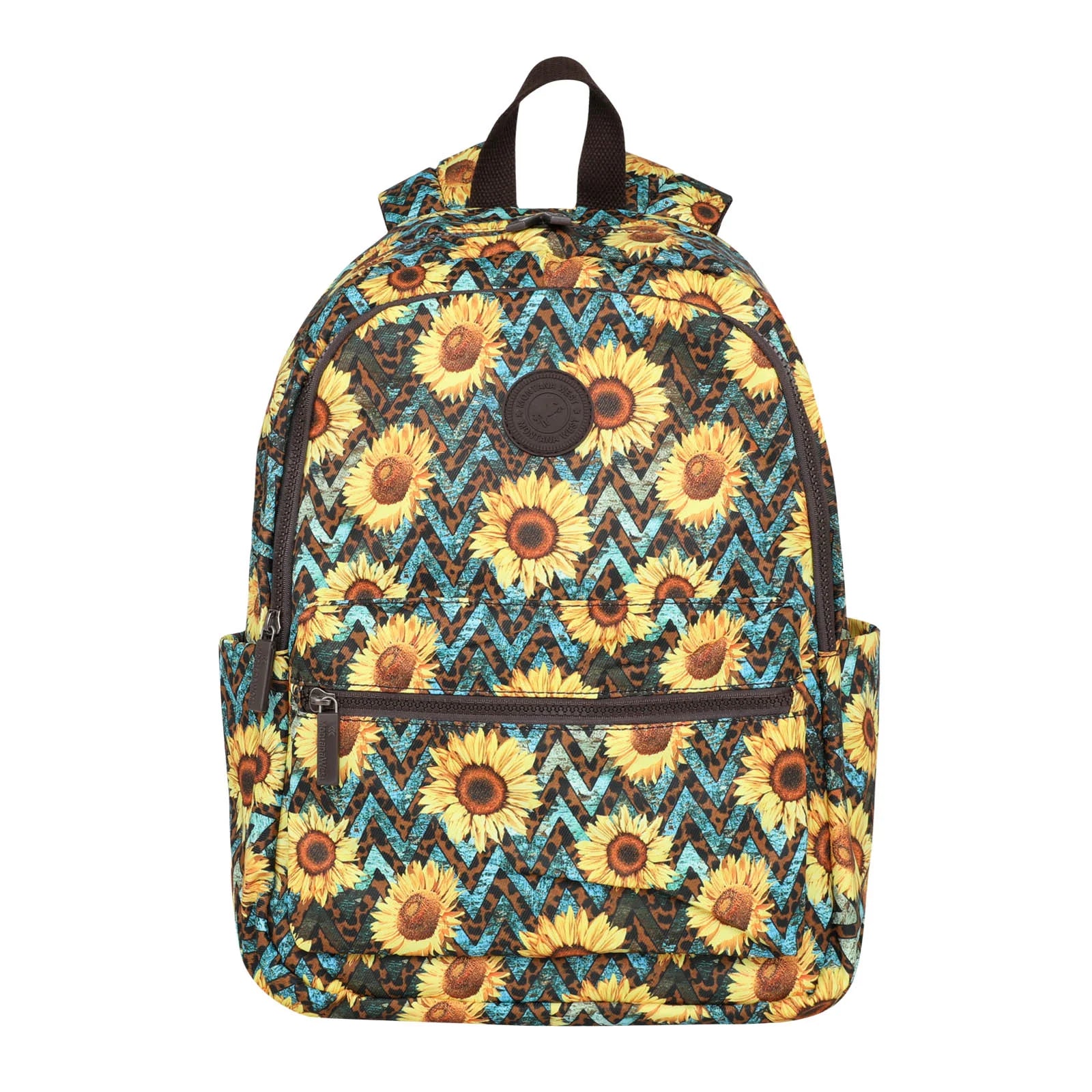 Sunflower Print Backpack