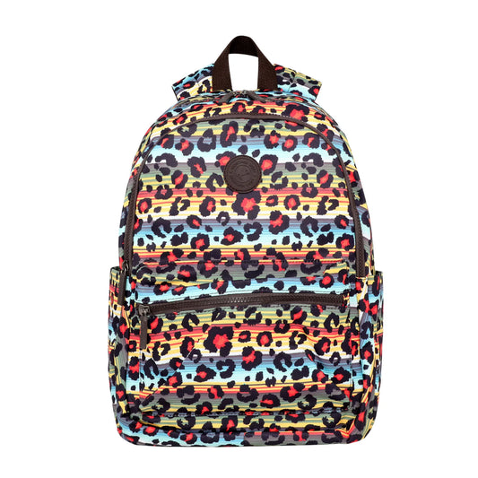 Multi Color  Print Backpack