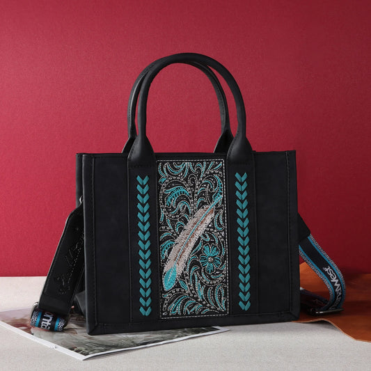 Feather Tote/Crossbody