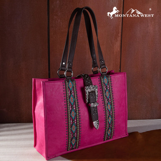 Buckle Aztec Collection Concealed Carry Tote