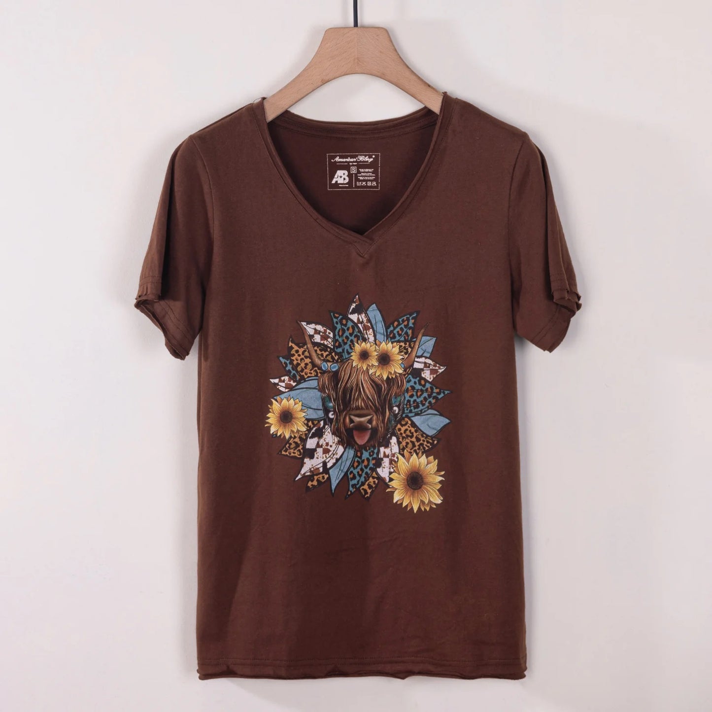 Buffalo sunflower print t-shirt