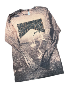 Yellowstone junkie bleached L/S T-shirt